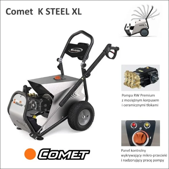 myjka ciśnieniowa Comet K Steel XL zalety