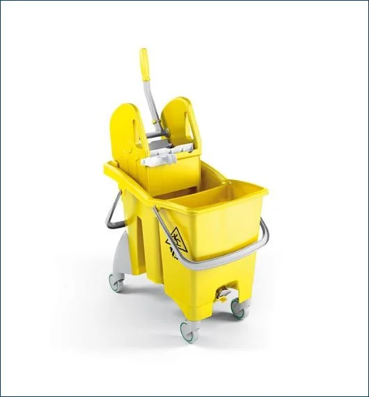 wózek dwu-komorowy żółty