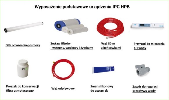 akcesoria standardowe IPC HPB